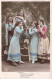 SPECTACLE - Théâtre - Ensemble Prenons L'échelle Façon Nouvelle De Déloger - Colorisé - Carte Postale Ancienne - Theater