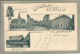 CPA - BENFELD (67) - Carte GRUSS Multivues De 1898 - Hôtel Ville De Strasbourg - Benfeld