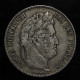 France, Louis-Philippe I, 5 Francs, 1843, W - Lille, Argent (Silver), TTB (EF), KM#749.13, G.678 & F.324 - 5 Francs