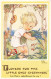 ENFANTS - Dessins D'enfants - Les Fleurs Embellissent La Vie - Carte Postale Ancienne - Kindertekeningen