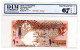 Qatar Banknotes -  10 Riyals - Fancy Radar Number 904409 - ND 2017 - Superb Gem UNC 67 EPQ - Qatar