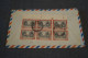 Superbe Ancien Envoi ,1951,feuillet De 6 Timbres,belle Oblitération, Pour Collection - Lettres & Documents