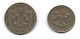 NIGERIA - 5 Kobo KM# 9.1 - 1974 + 10 Kobo KM# 10.1 - 1973 - 2 Coins - Nigeria