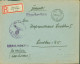 Pologne Guerre 40 Recommandé Jaroslau CAD 8 VI 43 Jaroslau Distr Krakau Cachet Res Gren B11 514 Briefstempel - Other & Unclassified