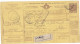 ITALIA - REGNO -  ROMA  - BOLLETTINI PACCHI POSTALE L.1,75 - VIAGGIATO PER MODANE - FRANCIA - 1912  - P. 21 - Postal Parcels