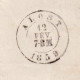 166/40 -- Enveloppe TP Médaillon Barres 109 SOTTEGHEM 1859 Vers ALOST - Boite Rurale F (non Repérée Dans Porignon) - Poste Rurale