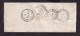 179/40 -- Enveloppe TP Médaillon 40 C BdF - Barres NORD Cachet BRUXELLES NORD 1862 Vers THIONVILLE Moselle - Bureaux De Passage