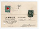 1935. YUGOSLAVIA,SLOVENIA,CELJE,S.WEISS CORRESPONDENCE CARD,POSTAGE DUE RED CROSS STAMP,USED TO ZAGREB - Yougoslavie