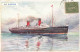 BATEAU - PAQUEBOT  - LA SAVOIE  - CARTE ILLUSTRATEUR; LESSIEUX  - CACHET MARITIME OCTOGONAL LE HAVRE - NEW YORK - 1920 - Lessieux