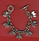 BRACELET AGATHA PARIS AVEC CHIEN SCOTTISH EN METAL ARGENTE - Bracelets