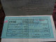 Egyptian Railway Sleeping Train Ticket ( Aswan - Cairo) ..Rare..A Class - Mundo