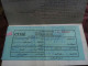 Egyptian Railway Sleeping Train Ticket ( Aswan - Cairo) ..Rare..A Class - Mondo