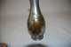 C113 Ancien Vase Soliflore En Métal - Décor Animalier - Tin