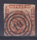 Denmark 1854 Mi. 4, 4 Skilling Kroninsignien Im Lorbeerkranz Deluxe Number '19' FREDERIKSHAVN Cancel (2 Scans) - Used Stamps
