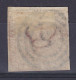 Denmark 1854 Mi. 4, 4 Skilling Kroninsignien Im Lorbeerkranz Deluxe Number '2' HAMBURG (Germany) Cancel (2 Scans) - Used Stamps