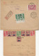 LOT DE 10 LETTRES  SEMI - MODERNE -  AFFRANCHISSEMENT DIVERS +OBLITERATION DAGUIN -PREO - 1924 A 1955 - Mechanical Postmarks (Other)
