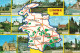 FRANCE - Le Canton De Droué - Carte Géographique - Carte Postale - Vendome
