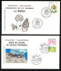 ANDORRE ANDORRA Espagnol Lot De 2 Enveloppes FDC édition Locale PUJOL Champignon Morille & Culture Pyérénées 1984 TTB - Collections