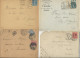 LOT DE 12 LETTRES SEMI-MODERNE -AFFRANCHISSEMENT SEMEUSE -OBLITERATIONS DIVERSES -DAGUIN -FM ALGERIE -1906-35 - Oblitérations Mécaniques (Autres)