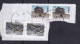 Lot De Timbres Chinois Chine China La Poste Chinoise Sur Fragement D'enveloppe - Verzamelingen & Reeksen