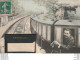 (XX) Carte Montage Gare Train Locomotive Voyageuse Voyageur. MARSEILLE 13 Avec 12 Mini-vues En 1913 - Quartier De La Gare, Belle De Mai, Plombières