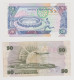 2 Billets Du Kenya 20 Twenty Shillings 1994 Et 50 Fifty Shillings 1987 - Kenya