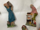 Delcampe - LOTTO N.10 STATUINE PRESEPE NATALE VARIE GESSO CARTAPESTA. - Andere & Zonder Classificatie