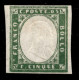 Antichi Stati Italiani - Sardegna - 1861 - 5 Cent (13C) - Gomma Originale - Leggero Decalco - Andere & Zonder Classificatie