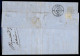 Regno - Vittorio Emanuele II - 40 Cent (3) Su Lettera Da Torino A Lione Del 16.4.1863 - Otros & Sin Clasificación