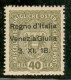 Occupazioni I Guerra Mondiale - Venezia Giulia - 1918 - 40 Heller Soprastampato (10) - Gomma Integra - Autres & Non Classés