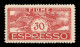 Occupazioni I Guerra Mondiale - Fiume - 1920 - Non Emesso - 30 Cent Rosa (1A) - Gomma Integra - Diena + Mondolfo (2.250) - Sonstige & Ohne Zuordnung