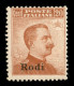 Colonie - Rodi - 1917 - 20 Cent Michetti (10) - Gomma Integra (875) - Autres & Non Classés