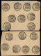 Colonie - Stampalia - Sedici 1 Cent Floreale (68 - Regno) Usati A Stampalia Il 5.10.13 Al Retro Di Due Parti Di Manifest - Otros & Sin Clasificación