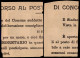 Colonie - Stampalia - Sedici 1 Cent Floreale (68 - Regno) Usati A Stampalia Il 5.10.13 Al Retro Di Due Parti Di Manifest - Other & Unclassified