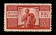 Repubblica - 1946 - 100 Lire Democratica (565) - Ruota CS - Gomma Integra - Altri & Non Classificati