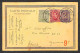 Europa - Belgio - 1922 - Due Cartoline Postali Con Affrancature Complementari Per Genova - Altri & Non Classificati