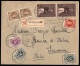 Europa - Belgio - Raccomandata Da Chatelineau A Savona Del 6.2.1931 Con Affrancatura Multipla - Other & Unclassified