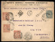 Europa - Francia - Assicurata Da Parigi A Bonneville Del 25.8.1903 Con Affrancatura Multipla (90 + 92 Tre) - Other & Unclassified