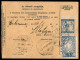 Europa - Jugoslavia - 15 Vin (102) Non Dentellato In Alto + 2 Kr (110) - Bollettino Da Zemun A Crikvenica Del 23.1.1920  - Other & Unclassified