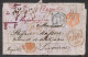 Gran Bretagna - Prefilateliche - Due Lettere Da Birminghan (1848 - 1856) E Da Marsiglia (1855) Per Livorno - Non Affranc - Andere & Zonder Classificatie