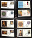 Delcampe - Lotti&Collezioni - FRANCIA - 1961/1990 - Collezione Completa Di 151 FDC Tematica Arte Del Periodo Montati Su Due Album R - Autres & Non Classés