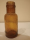 Antiguo Bote De Farmacia De Cristal De Serventinal. Letras En Relieve - Autres & Non Classés