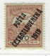 Tchécoslovaquie 1919 Mi 110 (Yv 71), (MH)* Trace De Charniere, Surcharge Non Authentique - Unused Stamps