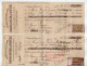 VP22.582 - Lettre De Change X 2 - 1904 / 1905 - Epicerie & Droguerie En Gros - BARDIN, GONTIER & LAPOUYADE à ANGOULEME - Bills Of Exchange