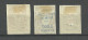 RUSSLAND RUSSIA 1920 Bürgerkrieg Wrangel Armee Lagerpost In Gallipoli, 3 Imperforated Stamps * - Wrangel-Armee