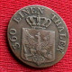 Germany Prussia 1 Pfenninge 1825 A Alemania Allemagne Preussen W ºº - Altri & Non Classificati