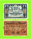 ALLEMAGNE / 2 VIEUX BILLETS DE 20 MARK / 1915 Et 1918 / ETAT TRES TRES MOYEN - 20 Mark