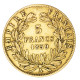 Second-Empire- 5 Francs Napoléon III Tête Nue 1859 Paris - 5 Francs (gold)