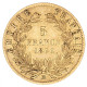 Second-Empire- 5 Francs Napoléon III Tête Laurée 1866 Strasbourg - 5 Francs (goud)