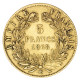 Second-Empire- 5 Francs Napoléon III Tête Laurée 1868 Strasbourg - 5 Francs (or)